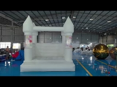 inflatable white bounce house