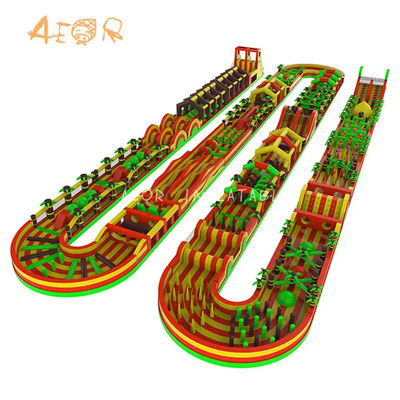 Cours d'obstacles de design populaire Château de saut pour enfants Bouncer gonflable Cours d'obstacles gonflable