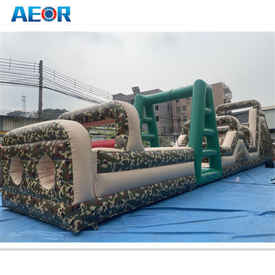 inflatable পিভিসি ছদ্মবেশ ঝাঁপানো বাধা পিছনের উঠোন inflatable বাধা কোর্স