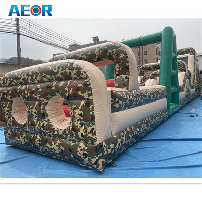 inflatable পিভিসি ছদ্মবেশ ঝাঁপানো বাধা পিছনের উঠোন inflatable বাধা কোর্স