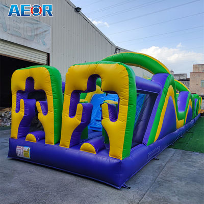 কাস্টমাইজড পিভিসি inflatable সরঞ্জাম লাফ ঝাঁকুনি কাসল ঝাঁকুনি বাধা দৈত্য inflatable বাধা কোর্স