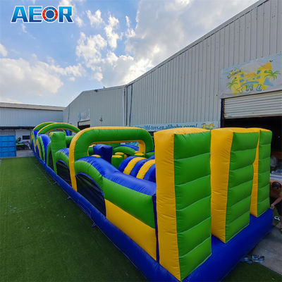 কাস্টমাইজড পিভিসি inflatable সরঞ্জাম লাফ ঝাঁকুনি কাসল ঝাঁকুনি বাধা দৈত্য inflatable বাধা কোর্স