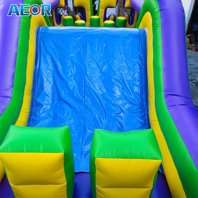 কাস্টমাইজড পিভিসি inflatable সরঞ্জাম লাফ ঝাঁকুনি কাসল ঝাঁকুনি বাধা দৈত্য inflatable বাধা কোর্স