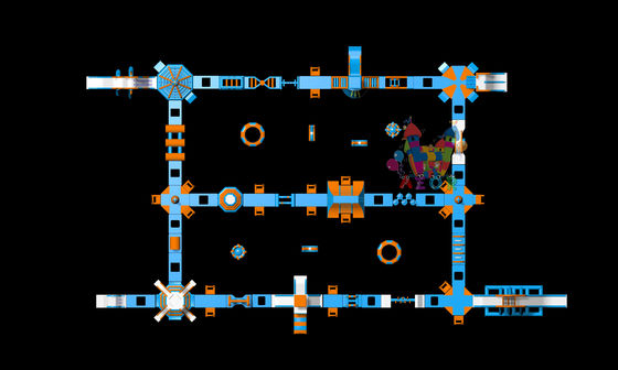 46x76 mètres de toboggan flottant gonflable et parcours d'obstacles