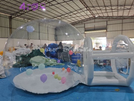 خارجية واضحة 15x10ft عبارة عن خيمة قبة فقاعة نفاخة PVC شفافة عبارة عن منزل فقاعة نفاخة