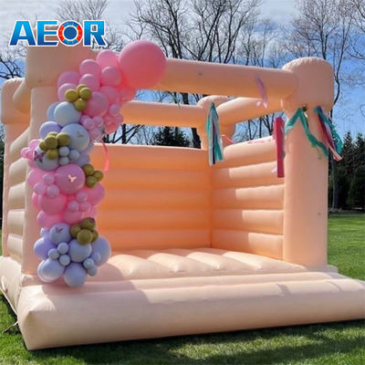 Maison blanche à rebond commerciaux ballon maison à rebond mariage blanc bouncer sautant château gonflable