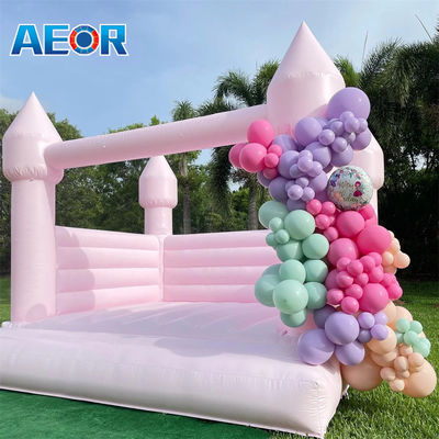 Maison blanche à rebond commerciaux ballon maison à rebond mariage blanc bouncer sautant château gonflable