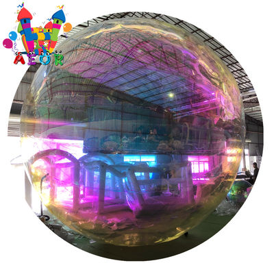 Boule miroir gonflable en PVC coloré de 100 cm pour la décoration de fête et l'événement