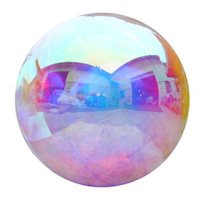 Boule miroir gonflable en PVC coloré de 100 cm pour la décoration de fête et l'événement