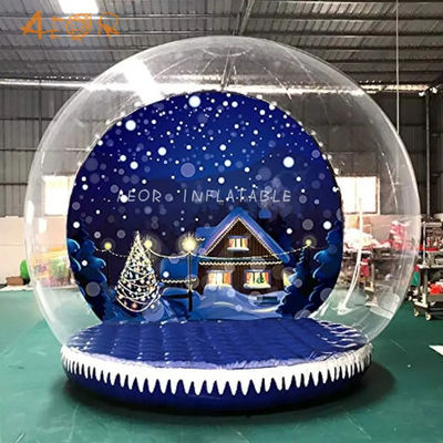 Décoration de boule de neige gonflable géante de Noël