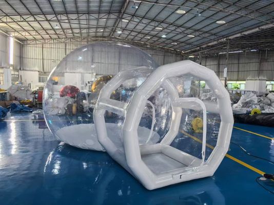 Tente à bulles gonflables Igloo clair Tente à dôme PVC Commercial maison à bulles gonflables pour enfants