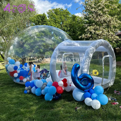 Tente à bulles gonflables Igloo clair Tente à dôme PVC Commercial maison à bulles gonflables pour enfants