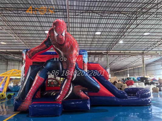 Bom preço Castelo de Homem-Aranha Inflável Combo Commercial Inflável Castelo de Salto on-line