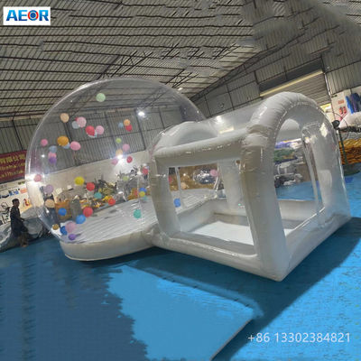বাণিজ্যিক বাচ্চাদের পার্টি inflatable বাবল হাউস জাম্পিং বাউন্সার পিভিসি