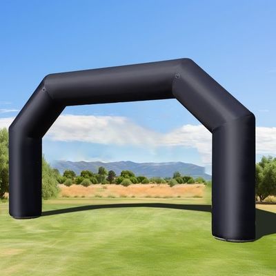 Fabrique Sponsor de l'arc aérien personnalisé Marque de départ à la ligne d'arrivée Sports publicité gonflables