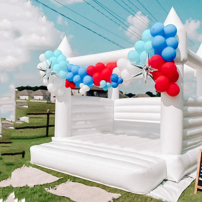 Mariage de qualité commerciale Maison de rebond blanc pour les événements de mariage en plein air