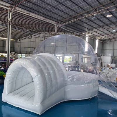 Tente igloo à dôme transparente en PVC globule gonflable maison de tente à bulles pour le camping en plein air