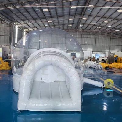 Tente igloo à dôme transparente en PVC globule gonflable maison de tente à bulles pour le camping en plein air