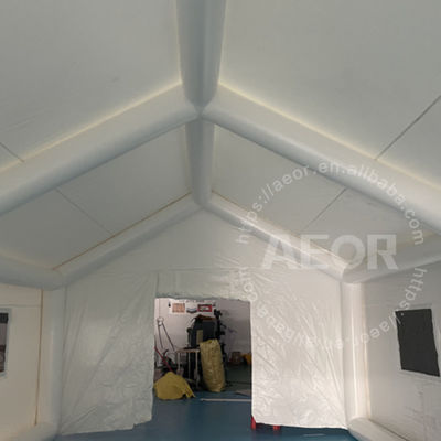 Tente gonflable médicale extérieure Tente blanche gonflable étanche amovible