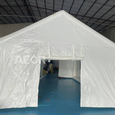 Tente gonflable médicale extérieure Tente blanche gonflable étanche amovible