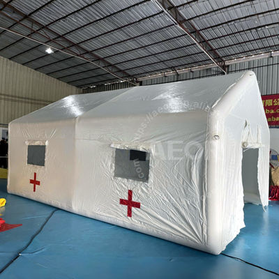 Tente gonflable médicale extérieure Tente blanche gonflable étanche amovible