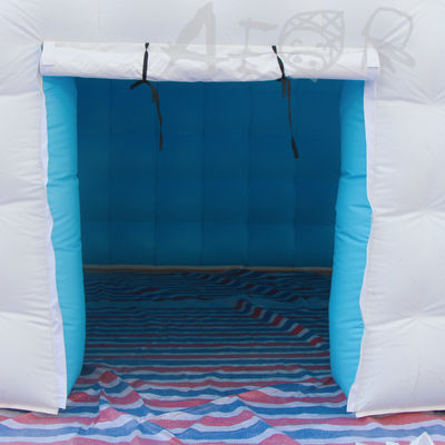 Tente de fête gonflable en plein air blanche Tente de camping gonflable commerciale