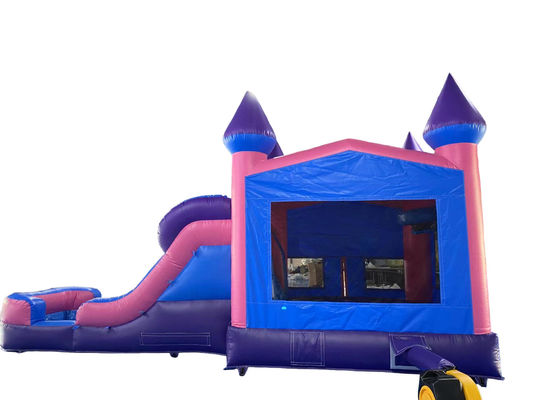 শিশু চাঁদ Inflatable Bouncy Castle Jumping Bouncer স্লাইড Combo জন্য খেলার মাঠ পার্টি