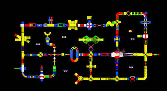 Goede prijs. 120x60 meter opblaasbaar waterpark waterpark, opblaasbare reusachtige waterspellen voor volwassenen, waterpark amusement online