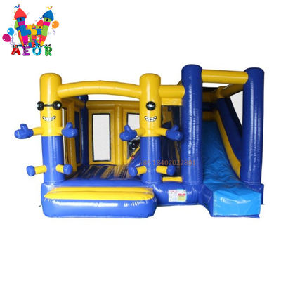 अच्छा दाम पीवीसी पट्टी कस्टम बनाया inflatable महल inflatable Slide with Blower ऑनलाइन