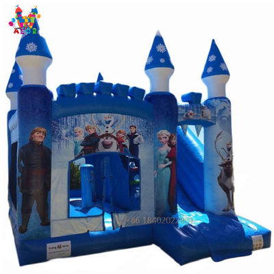 Harga bagus Komersial Air Bounce Slide Jumper Elsa Bounce House Slide Dengan Slide on line