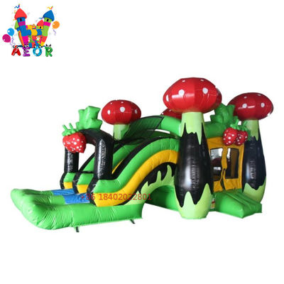 Commercial Bouncer Slider Combo Pour adultes dessin animé Princesse Bounce House Champignon Jumping Castle