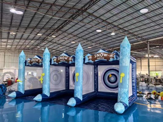 Commercial PVC géant jeu de lancer de hache gonflable balle gonflable lancer de cible jeu de société de fléchettes pour enfants et adultes
