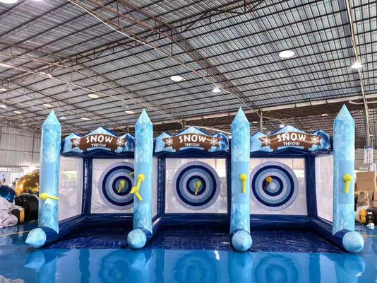Commercial PVC géant jeu de lancer de hache gonflable balle gonflable lancer de cible jeu de société de fléchettes pour enfants et adultes