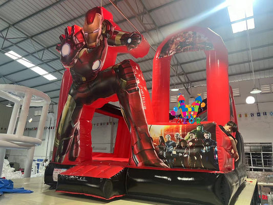5x4.5m Inflatable Castle Jumping Bounce House স্লাইড হাউস কম্বো বাণিজ্যিক কাসল