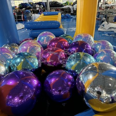Taille et couleur personnalisables Boule de miroir gonflable pour la décoration d'événements et de fêtes