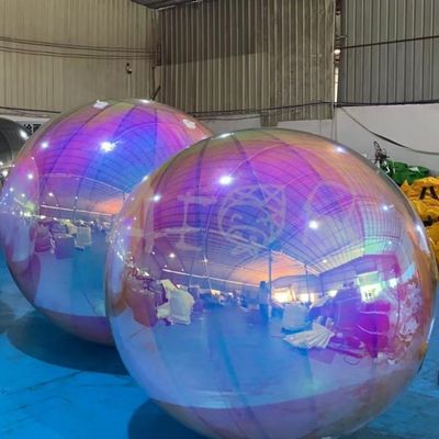 Taille et couleur personnalisables Boule de miroir gonflable pour la décoration d'événements et de fêtes