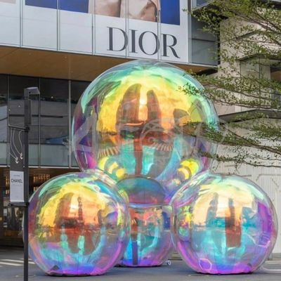 Taille et couleur personnalisables Boule de miroir gonflable pour la décoration d'événements et de fêtes