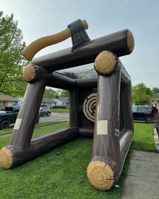 Jeux de tir à la hache gonflables amusant pour enfants et adultes