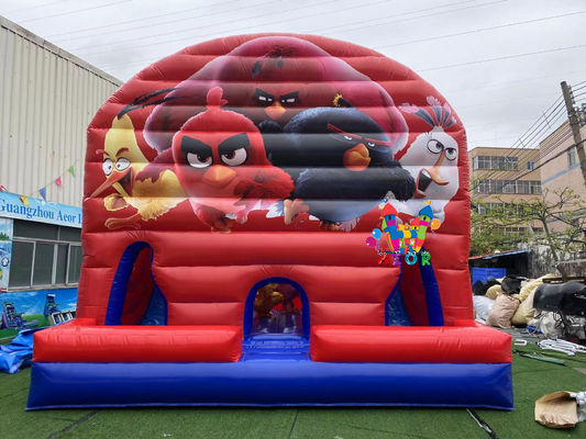 Dobra cena. 5x5m Jumping Castle Z Slide Combo Sport Nawierzchnia Odbiór Dom Jumping Castle w Internecie