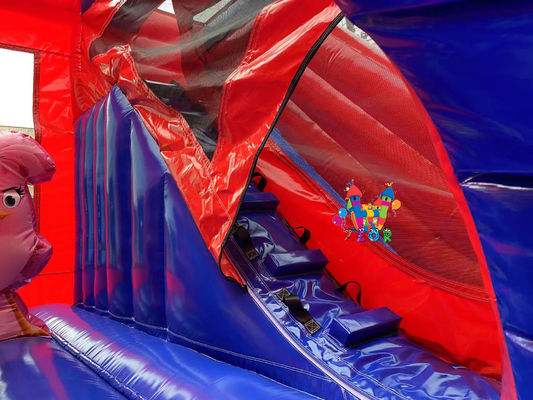 স্লাইড কম্বো সঙ্গে 5x5m জাম্পিং কাসল Inflatable Sport Bounce House জাম্পিং কাসল