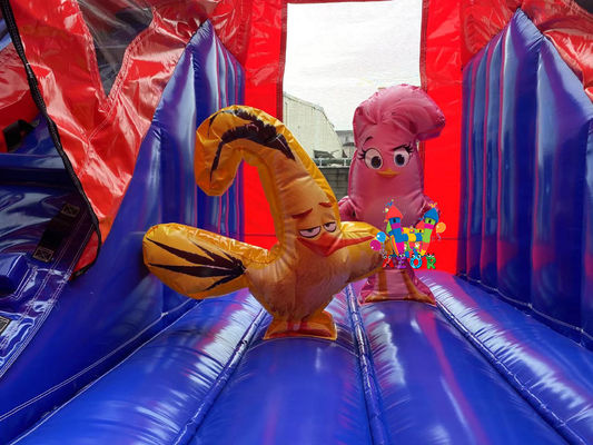 স্লাইড কম্বো সঙ্গে 5x5m জাম্পিং কাসল Inflatable Sport Bounce House জাম্পিং কাসল