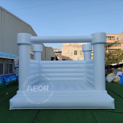 Giá tốt White Bounce House Outdoor Inflatable Jump House Nhà nhảy thương mại trực tuyến