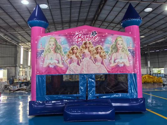 ৪x৪ মিটার বার্বি বাম্পিং হাউস Inflatable Bouncing Castle For Kids জাম্পিং ক্যাসল