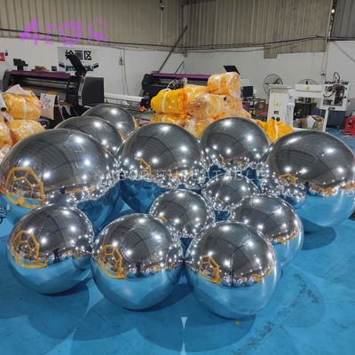 Ballon miroir gonflable décoratif ballon réfléchissant gonflable extérieur