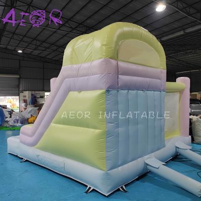 Commercial gonflable Rainbow Bounce House Fête Rainbow Bouncy House Combo
