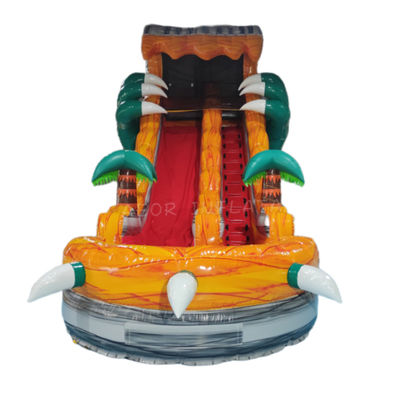 Qualität Neues Design Gewerbliche Riesen-Wasserslide Sprungburg Sprungburg Sprunghaus Wasserrutschen usine