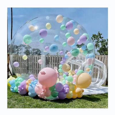 Maison à bulles gonflables 10 FT Ballon commercial Maison à rebond Boule tente dôme à double souffleur