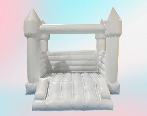 Giá tốt Lâu đài nhảy nổi thương mại White Bounce House Cho Lâu đài nhảy cưới trực tuyến