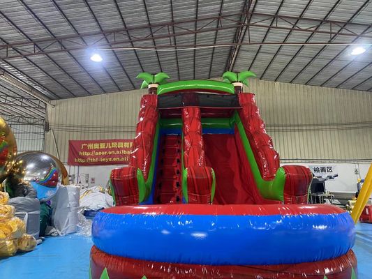 Glissière avec piscine Glissière gonflable pour enfants Salto maison Salto château commercial adulte grand gardien