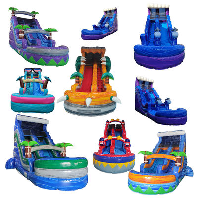 Goede prijs. Opblaasbare bounce glijbaan feest waterglijbaan te koop luxe bounce huis voor kinderen online